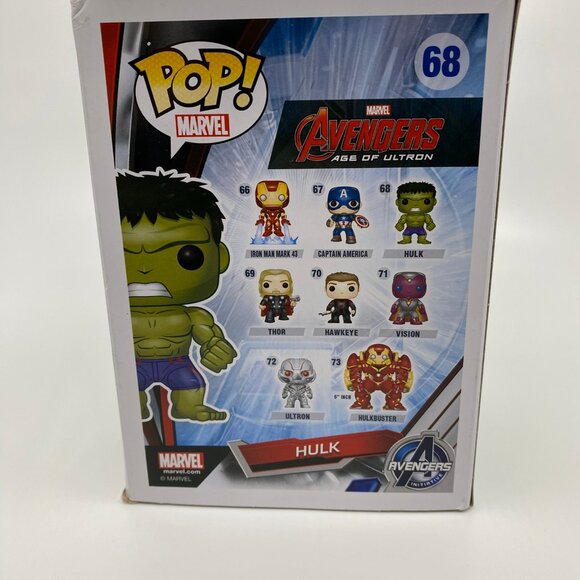 Funko Pop Marvel Hulk #68 - Picture 4 of 6